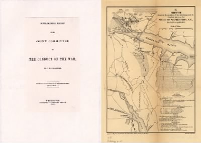 Washington DC > Sketch showing the position of the attacking and defending forces at the siege of Washington, N.C., March 29 to April 16, 1863 Bowen & Co., lith., Phil.