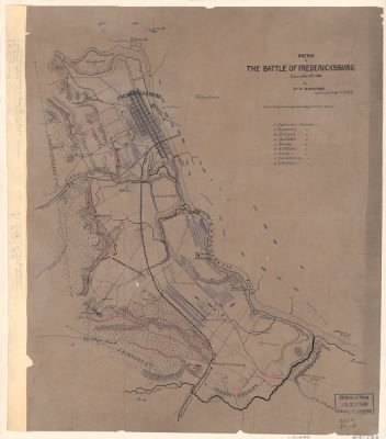 Fredericksburg > Sketch of the battle of Fredericksburg, Dezember [i.e. December] 13th, 1862 / by Wm. W. Blackford, Capt. Corps. Engrs., C.S.P.A.