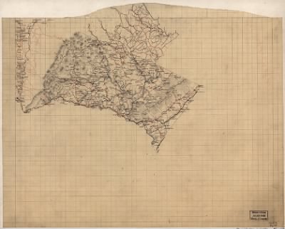 Albemarle County > [Map of Albemarle County, north of the Virginia Central Railroad, and a portion of Augusta County along the south fork of the Shenandoah River].