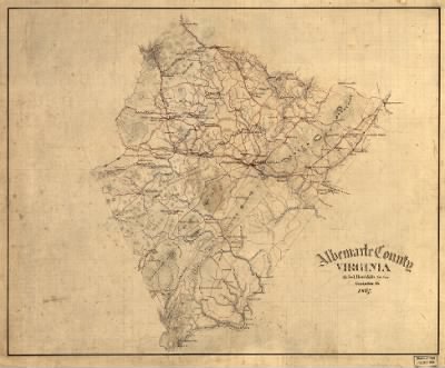 Thumbnail for Albemarle County > Albemarle County, Virginia by Jed. Hotchkiss, Top. Eng.