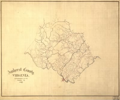 Thumbnail for Amherst County > Amherst County, Virginia by Jed. Hotchkiss, Top. Eng.