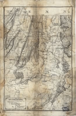 Georgia, northern > Part of northern Georgia / compiled under the direction of Capt. Wm. E. Merrill, Chief Top'l Eng'r, D.C. from the Cherokee land maps, [from the] surveys of Top'l Engineers, D.C., [and from the] state map of Georgia and inform