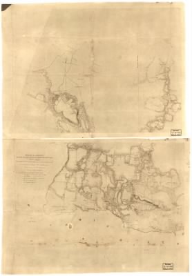 Thumbnail for Charles City County > Sketch of country between Haxall's Landing and Charles City court house : reconnoissances [sic] under the direction of Brig. Genl. A.A. Humphreys, Comdg. Topl. Engr's. / by 1st. Lieut. N. Bowen, topl. Engr's., 2d. Lieut. C. M