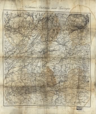 Georgia > Northern Alabama and Georgia / compiled and engraved at the U.S. Coast Survey Office from state maps, post office maps, local surveys, military reconnoissance [sic] and information furnished by the U.S. Engineers attached to