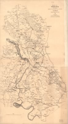 Thumbnail for Henrico County > Henrico, Co., Virginia, with additions showing the defensive lines and works of Richmond.