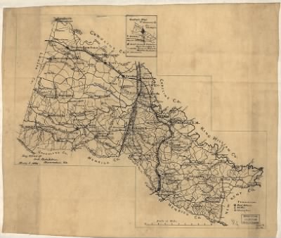 Hanover County > [Map of Hanover County, Virginia] / Eng. Office of Jed. Hotchkiss, Staunton, Va., May 1, 1886.