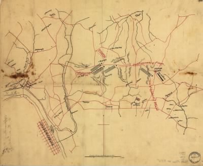 Fredericksburg, Battle of > Approaches of A. of P. to Fredericksburg.