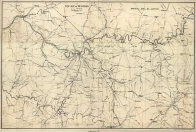 Thumbnail for Tennessee > A new map of Tennessee / by Capt. Michler, Topl. Engineers, U.S.A.