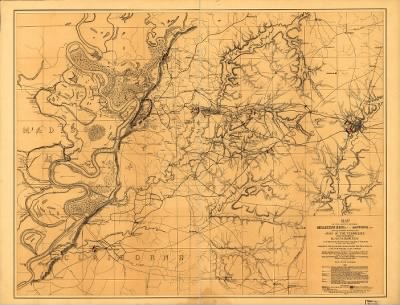 Jackson > Map of the country between Millikens Bend, La. and Jackson, Miss. shewing the routes followed by the Army of the Tennessee under the command of Maj. Genl. U.S. Grant, U.S. Vols. in its march from Millikens Bend to the rear of