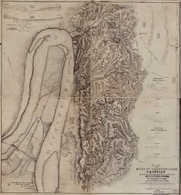 Thumbnail for Vicksburg, Battle of > Map of the siege of Vicksburg, Miss. / by the U.S. forces under the command of Maj. Genl. U.S. Grant, U.S. Vls., Maj. F. E. Prime, Chief Engr. : surveyed and constructed under direction of Capt. C. B. Comstock, U.S. Engrs. an