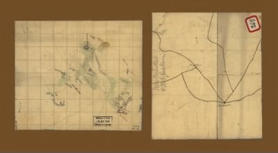 Thumbnail for Mt Jackson > [Sketch of roads south and west of Mt. Jackson, Virginia].