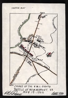 Thumbnail for New Market > Charge of the V.M.I. cadets : battle of New Market, Va., May 19, 1864 / R.E.L. Russell.