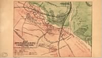 Map shewing the position of the lines in front of Petersburg, Va., occupied by the 1st Division, 9th Army Corps, April 1st 1865 Ent. accord. to Act of Congress A.D. 1865 by Andrew McCallum in the Clerks Office of the District - Page 1