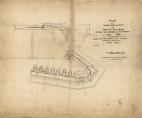 Plan of enemy's battery no. 5 in front of Petersburg before the advance of U.S. Forces, June 1864 / Head quarters, Army of the Potomac, Engineer Department, October 1864, official ; surveyed & drawn by G. Thompson, U.S. Engrs - Page 1