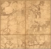 [Map of the siege of Petersburg, 1864-5 / surveyed under the direction of N. Michler, Maj. of Engrs., Bvt. Brig. Genl. USA] ; surveyed & drawn by Maj. J.E. Weyss, assisted by Theilkuhl, Burchardt, Schuman, Thompson, Graham. - Page 1