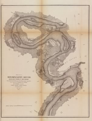 Thumbnail for Mississippi River > Mississippi River / reconnaissance for the use of the Mississippi Squadron, Rear Admiral D. D. Porter, U.S.N. Comdg. By F. H. Gerdes, Assistant.