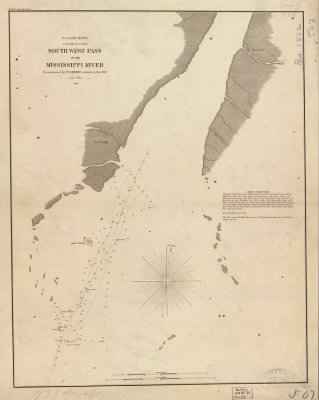 Southwest pass > South West pass of the Mississippi River / reconnaissance by F. H. Gerdes, Assistant in May 1862.