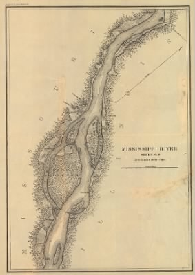 Thumbnail for Cairo, Ill. to St Marys, Mo. > Mississippi River from Cairo Ill. to St. Marys Mo. in VI sheets. Reconnaissance for the use of the Mississippi Squadron under command of Acting Rear Admiral S. P. Lee, U.S.N. By the party of F. H. Gerdes, Assistant, assigned