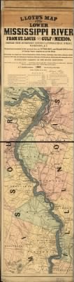 St Louis to Gulf of Mexico > Lloyd's map of the lower Mississippi River from St. Louis to the Gulf of Mexico; compiled from Government surveys in the Topographical Bureau, Washington, D.C.