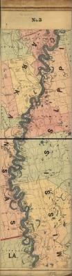 Thumbnail for St Louis to Gulf of Mexico > Lloyd's map of the lower Mississippi River from St. Louis to the Gulf of Mexico; compiled from Government surveys in the Topographical Bureau, Washington, D.C.