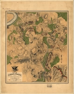 Thumbnail for Antietam, Battle of > Map of the battlefield of Antietam, prepared by Lieut. Wm. H. Willcox, Top. Off. & A.A.D.C. on Brig. Genl. Doubleday's staff. [Sept. 17, 1862].