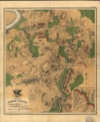 Thumbnail for Antietam, Battle of > Map of the battlefield of Antietam, [Sept. 17, 1862] [prepared by Lieut. Wm. H. Willcox, Top. Off. & A.A.D.C. on Brig. Genl. Doubleday's staff,] 3d edition.