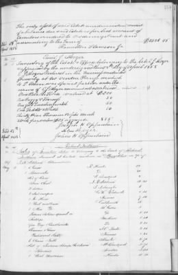 E (1857 - 1860) > Inventories Of Estates