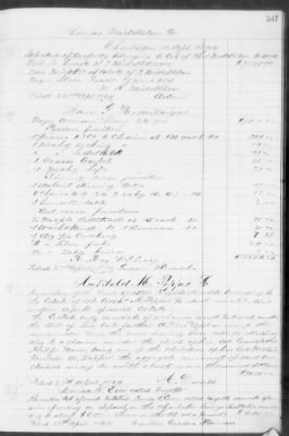 F (1860 - 1864) > Inventories Of Estates