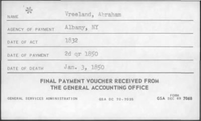 Thumbnail for Abraham > Vreeland, Abraham