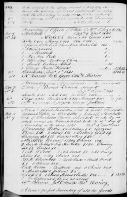 Thumbnail for A (1839 - 1844) > Inventories Of Estates