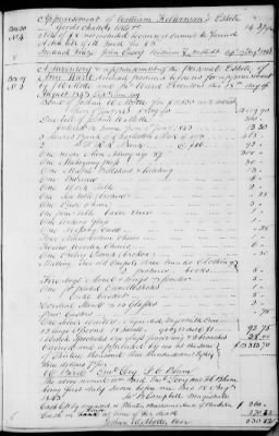 Thumbnail for A (1839 - 1844) > Inventories Of Estates