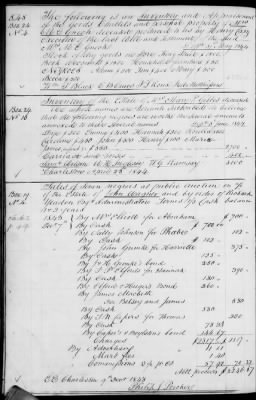 Thumbnail for A (1839 - 1844) > Inventories Of Estates