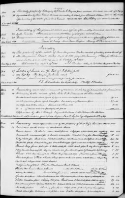 Thumbnail for B (1845 - 1850) > Inventories Of Estates