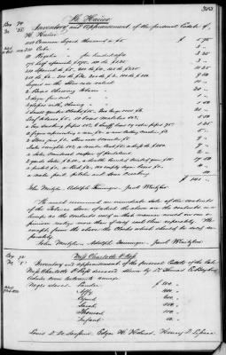 Thumbnail for C (1850 - 1854) > Inventories Of Estates