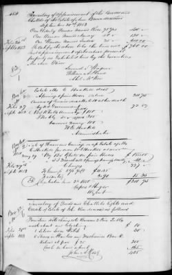 Thumbnail for C (1850 - 1854) > Inventories Of Estates