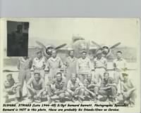 Bernard Barrett with his Class, Preparing for Combat in the Mediterranean.