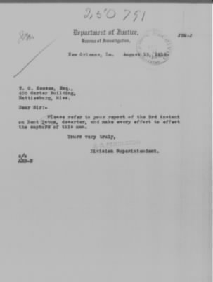 Old German Files, 1909-21 > Bent Tatum (#250791)