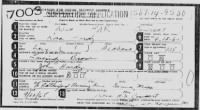 Thumbnail for Rosa Lee Hardy Social Security application