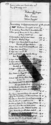 Thumbnail for T (1758 - 1761) > Inventories Of Estates