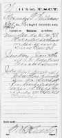 US, Civil War Service Records (CMSR) - Union - Colored Troops Artillery, 1861-1865 record example
