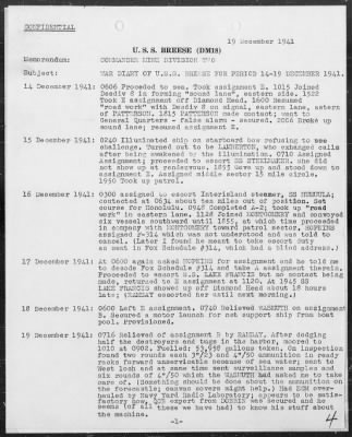 USS BREESE > War Diary, 12/7/41 to 10/31/42