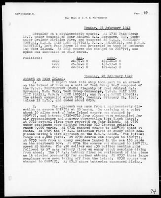 USS NORTHAMPTON > War Diary, 12/7/41 to 3/31/42