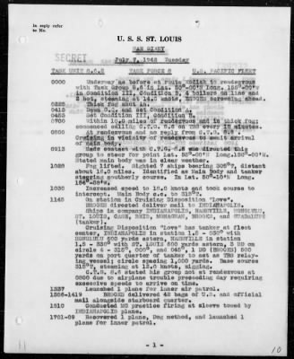 USS ST LOUIS > War Diary, 7/1-31/42 (Enc A)