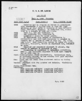 USS ST LOUIS > War Diary, 7/1-31/42 (Enc A)