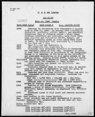 USS ST LOUIS > War Diary, 7/1-31/42 (Enc A)