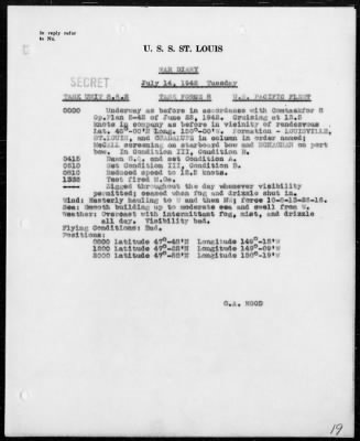 USS ST LOUIS > War Diary, 7/1-31/42 (Enc A)