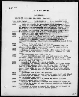 USS ST LOUIS > War Diary, 7/1-31/42 (Enc A)