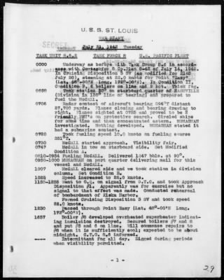 USS ST LOUIS > War Diary, 7/1-31/42 (Enc A)