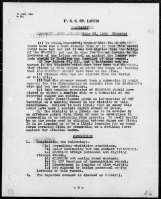 USS ST LOUIS > War Diary, 7/1-31/42 (Enc A)