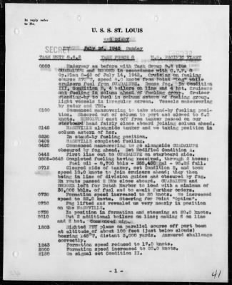 USS ST LOUIS > War Diary, 7/1-31/42 (Enc A)